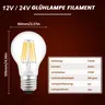 Lampe Led A19 A60 ampoule à Filament basse tension DC… – vue 2