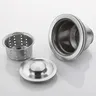 Bouchon vidange évier acier inoxydable SUS304 passoire… – vue 2