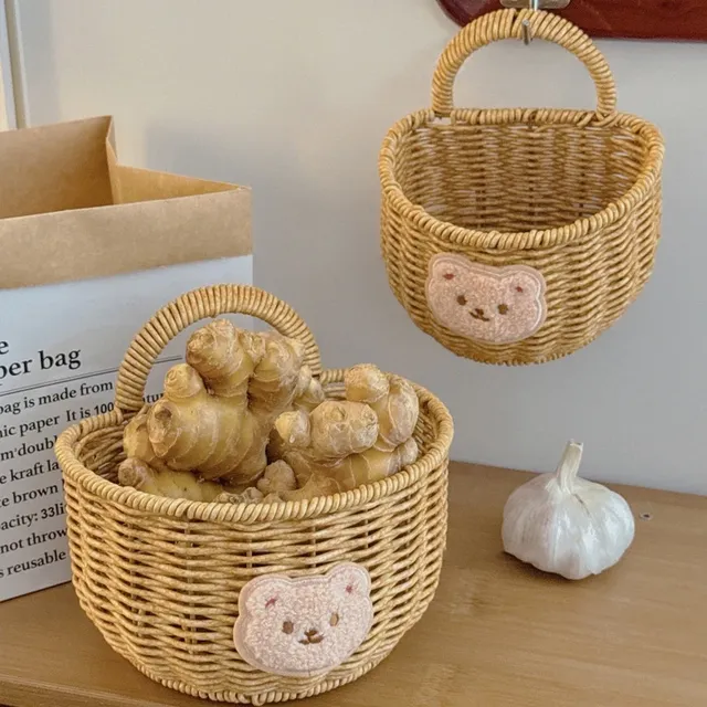 Panier de rangement de cuisine avec poignée – vue 4