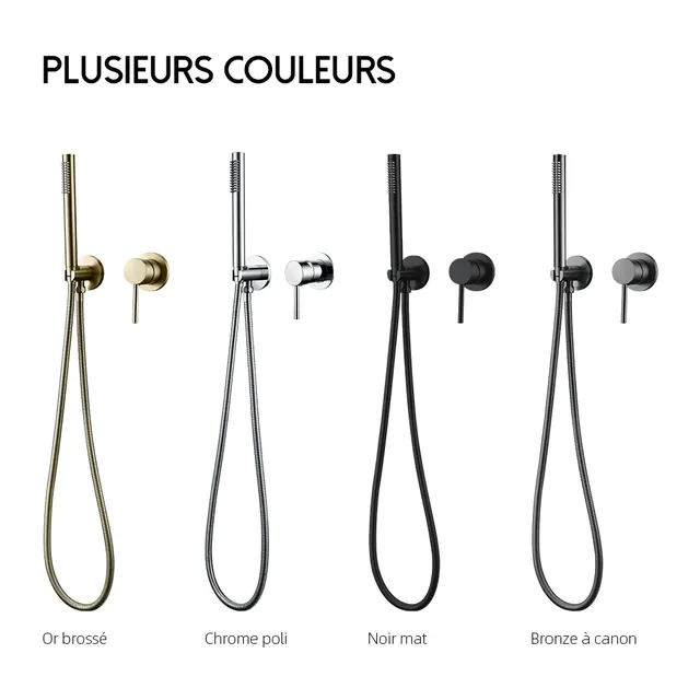 Douche à main salle de bain robinet de douche robinet… – vue 5
