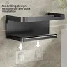 Portepapier toilette mural plastique étagère intégrée… – vue 3