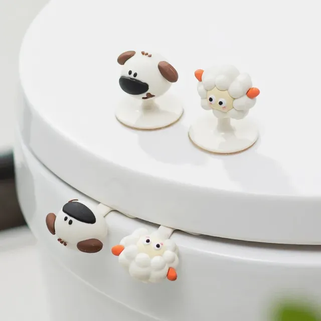 Élévateur siège toilette animalier motif mouton chien… – vue 2