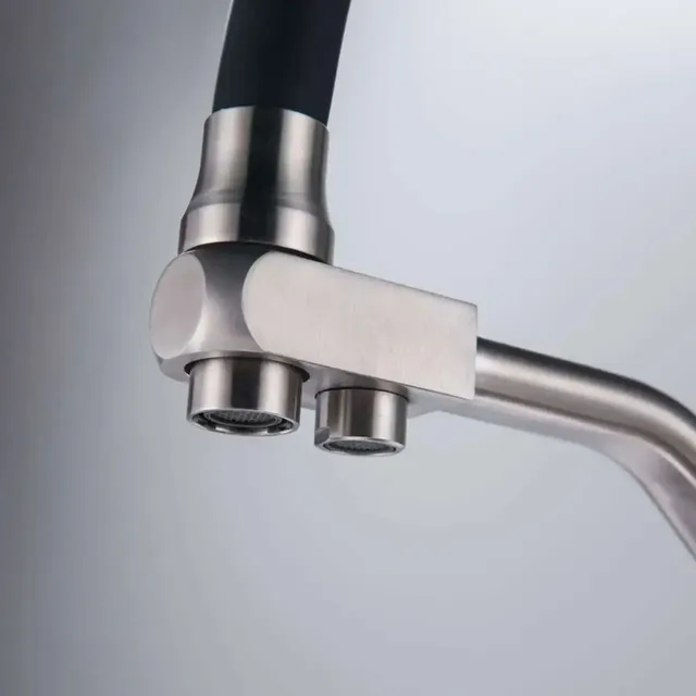 Robinet d'évier de cuisine en acier inoxydable 304 – vue 4