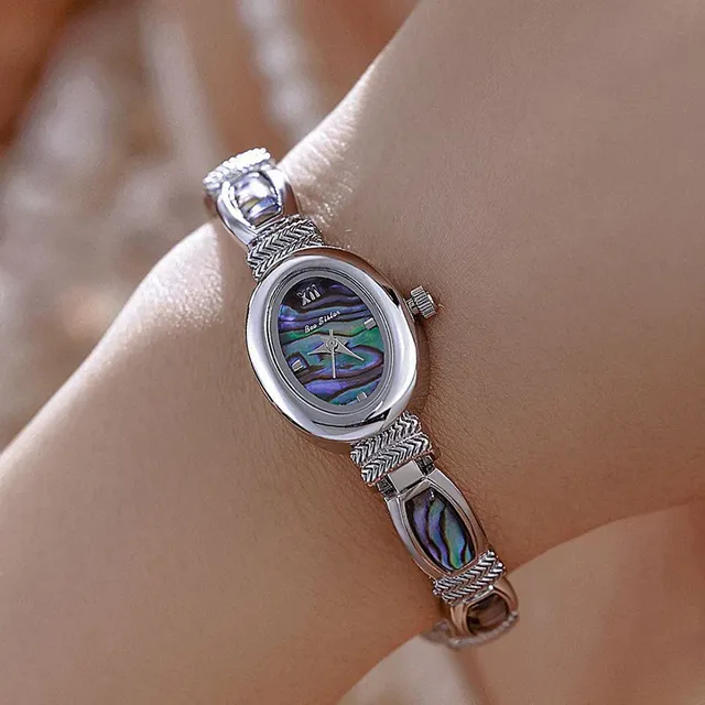 Cadran ovale femmes Bracelet montres haut de gamme de… – vue 4
