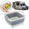Bassin d'évier de cuisine pliable avec bouchon de… – vue 3