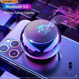 Haut-parleur Bluetooth sans fil, portable, petit odoren acier, métal, rapstereo, caisson de basses surround, extérieur, mini haut-parleur Haut-parleur Bluetooth sans fil, portable, petit odoren acier, métal, rapstereo, caisson de basses surround, extérieur, mini haut-parleur