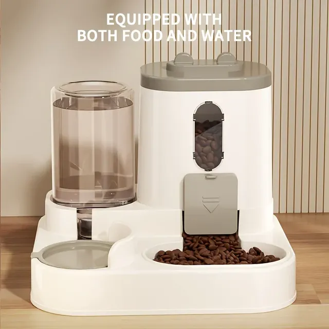 Distributeur d'eau et de nourriture pour chat 2 en 1 – vue 5