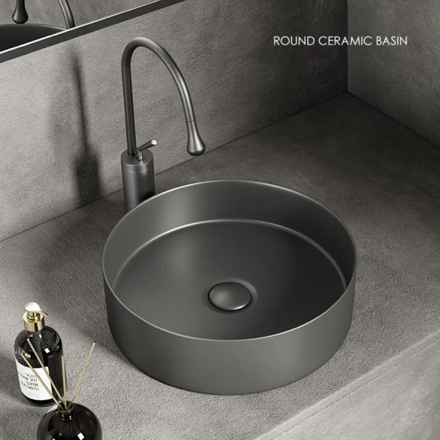 Lavabo de salle de bain moderne en céramique…