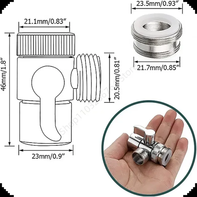 Adaptateur de robinet de cuisine M22/M24 – vue 3