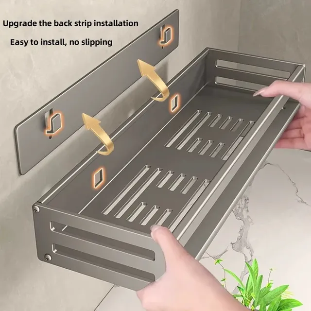 Étagère d'angle de douche sans perçage