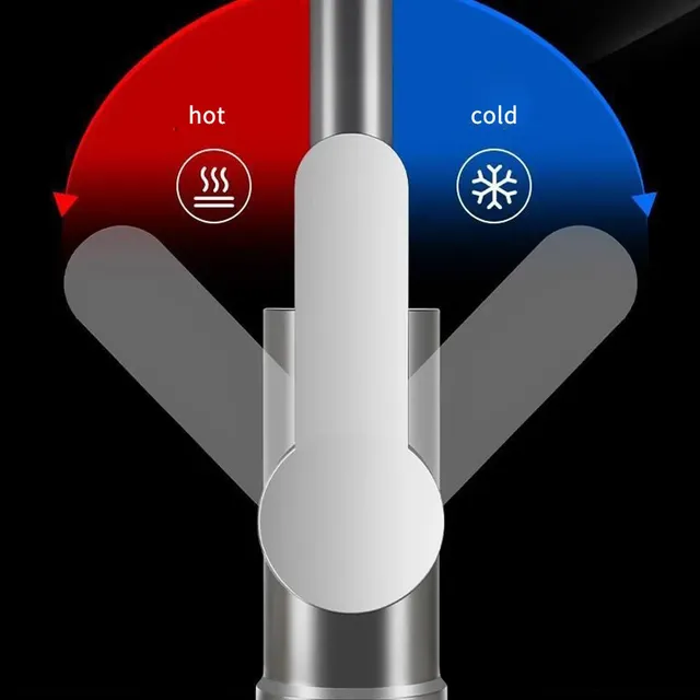 Robinet exquis mélange chaud et froid 360 ° Robinet de… – vue 7