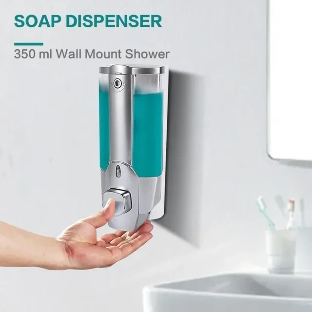 Distributeur mural de savon et de shampoing pour les mains – vue 2