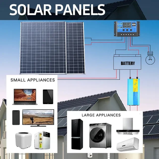 Système Photovoltaïque Domestique avec Contrôleur – vue 6