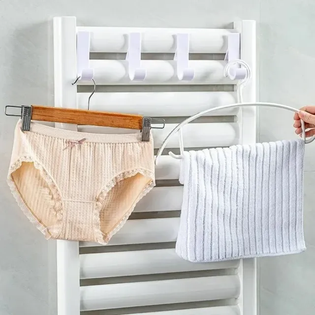 Salle de bain douche porte-serviettes cintre chauffé… – vue 5