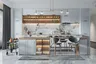 Armoires cuisine îlot évier intégré acier inoxydable 304… – vue 5