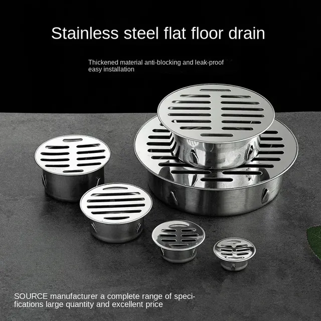 Couvercle de Drain de sol rond pour toit de Drainage de… – vue 4