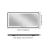Miroir de maquillage LED HD pour voiture – vue 5