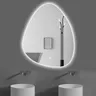 Miroir de salle de bain irrégulier vertical intelligent – vue 2