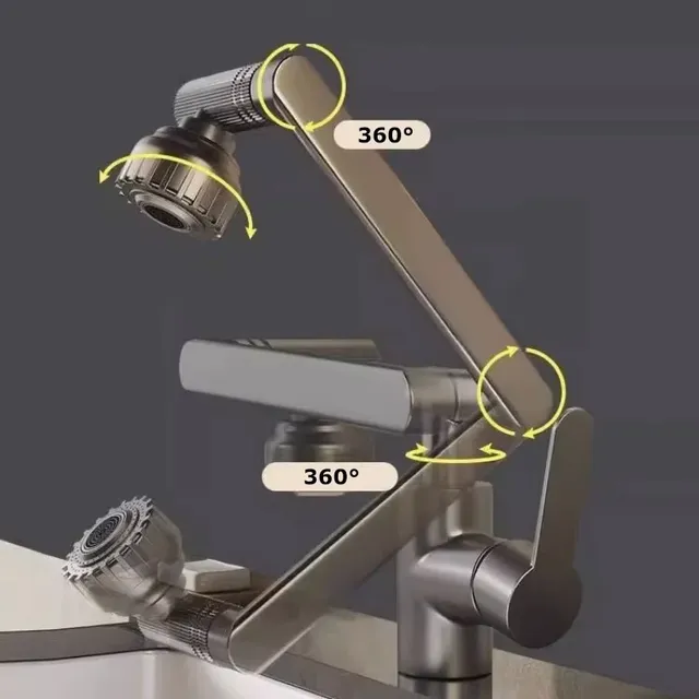 Robinet de lavabo multifonctionnel pour salle de bains – vue 6