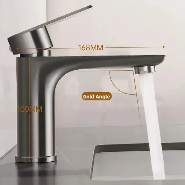 Robinet d'eau froide et chaude en acier inoxydable – vue 4