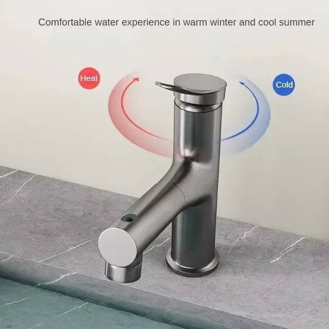 Robinet de salle de bains sortie d'eau chaude et froide… – vue 7