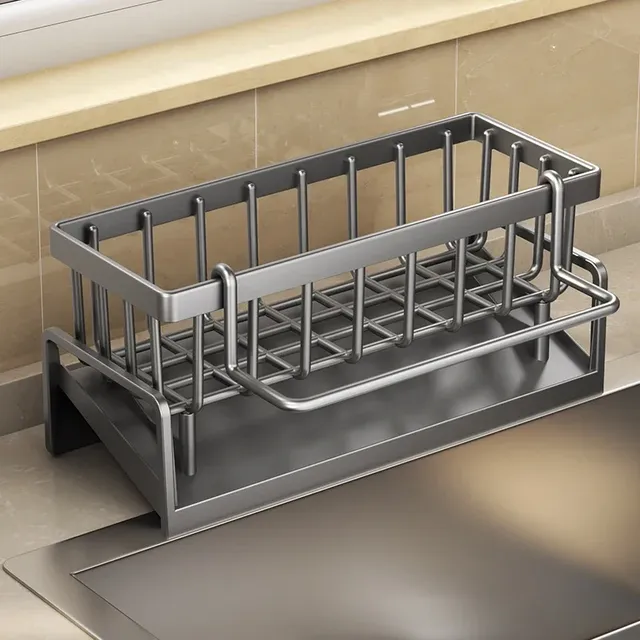 Organiseur évier cuisine rangement éponges brosses… – vue 4