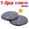 Panneau solaire rond 0.28W 5V 60mm – vue 1