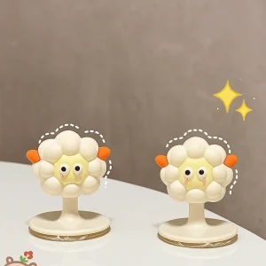 Poignées d&rsquo;armoire en agneau de dessin animé, Installation facile, forme Adorable, Design créatif, poignées auto-adhésives, animaux de dessin animé