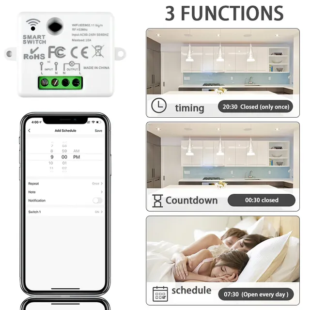 CENFAYA TUYA WiFi interrupteur d'éclairage intelligent… – vue 5
