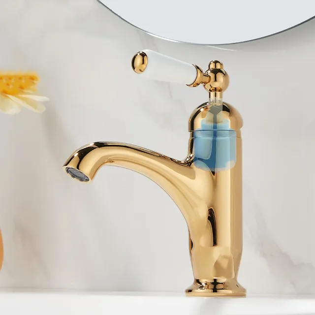 Robinets de lavabo de salle de bains créatifs de luxe – vue 5