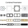 TAWOIA bricolage pièces norme européenne noir blanc gris… – vue 4