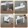 Kit de matériel de salle de bain en acier inoxydable blanc – vue 4