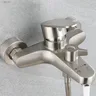 Mitigeur bain douche mural monolevier inoxydable brossé… – vue 1