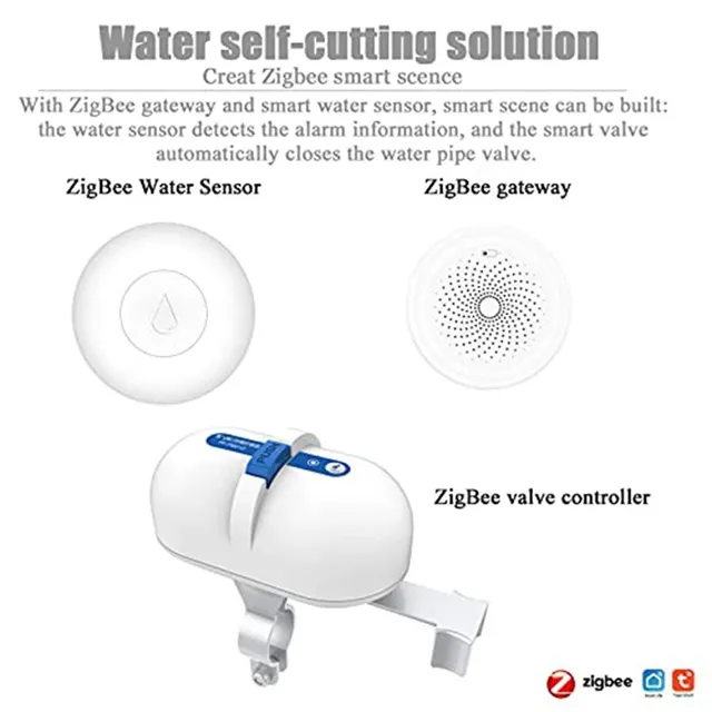 Tuya-Vanne d'eau intelligente pour maison intelligente – vue 4