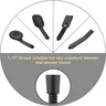 Tuyau douche flexible inoxydable 1m5 2m finitions… – vue 6