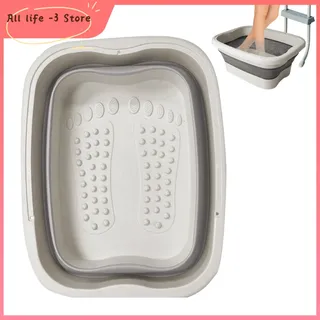 Seau de bain de pieds pliable