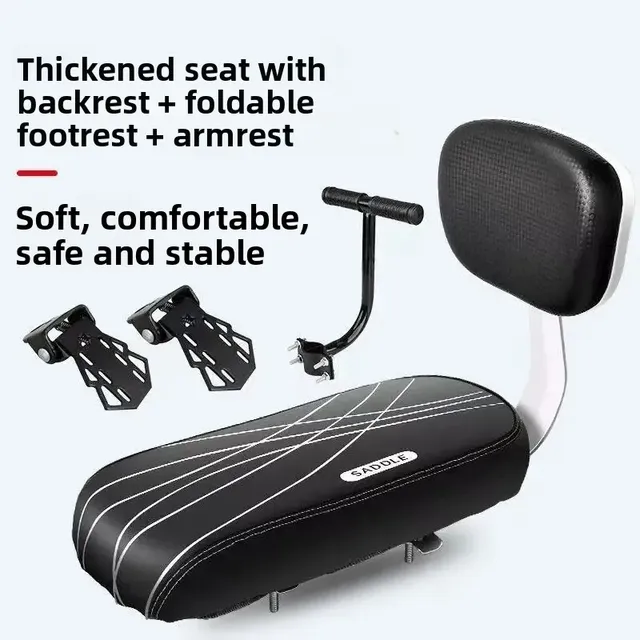 Coussin de siège de vélo de montagne à dossier souple