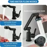 Robinet de lavabo de salle de bain universel avec tuyau… – vue 3
