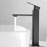 DC-Basin robinet évier pont monté noir Chrome chaud… – vue 3