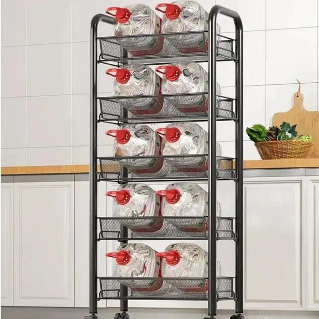 Étagère rangement multicouche cuisine chariot stockage… – vue 2