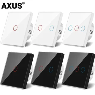 AXUS EU interrupteur tactile AC100-240V panneau de rétro-éclairage Led…