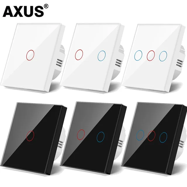 AXUS EU interrupteur tactile AC100-240V panneau de…