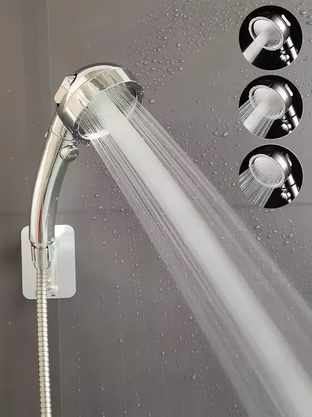 Pommeau de douche à main doré rotatif à 360 degrés – vue 4