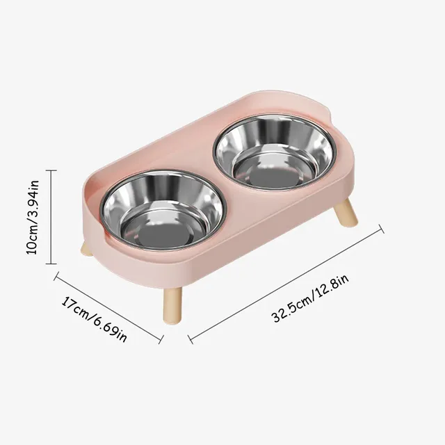 Ensemble de bols doubles pour chat – vue 5