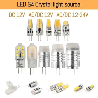 3 pièces Mini G4 12V 24V lampe à LED lumière variable 3W COB ampoule…