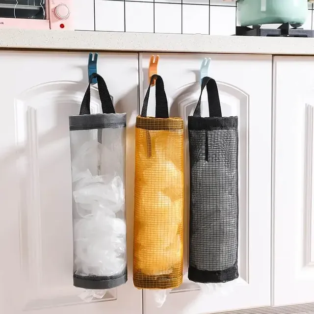 Distributeur sacs poubelle mural suspendu organisateur… – vue 4