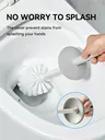 Brosse toilette plastique manche long base antidérapante… – vue 3