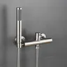 Ensemble de robinets de douche de salle de bains en or… – vue 4