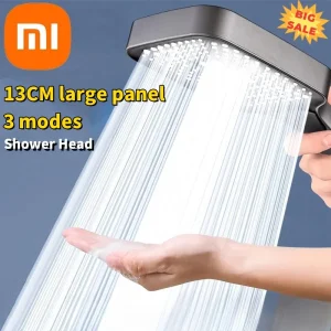 Xiaomi-Pommeau de douche à haute pression avec filtre, 13cm, grand panneau, 3 modes, massage à l’eau, 152 HOAccessrespiration, Nouveau Xiaomi-Pommeau de douche à haute pression avec filtre, 13cm, grand panneau, 3 modes, massage à l’eau, 152 HOAccessrespiration, Nouveau