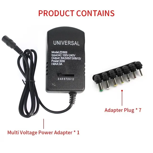 Adaptateur réglable chargeur d'alimentation Multi… – vue 6